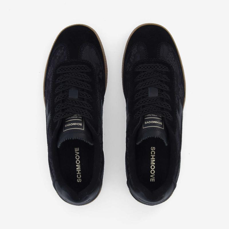 SHEFFIELD JOGGER W - DENTELLE/SUEDE - NOIR